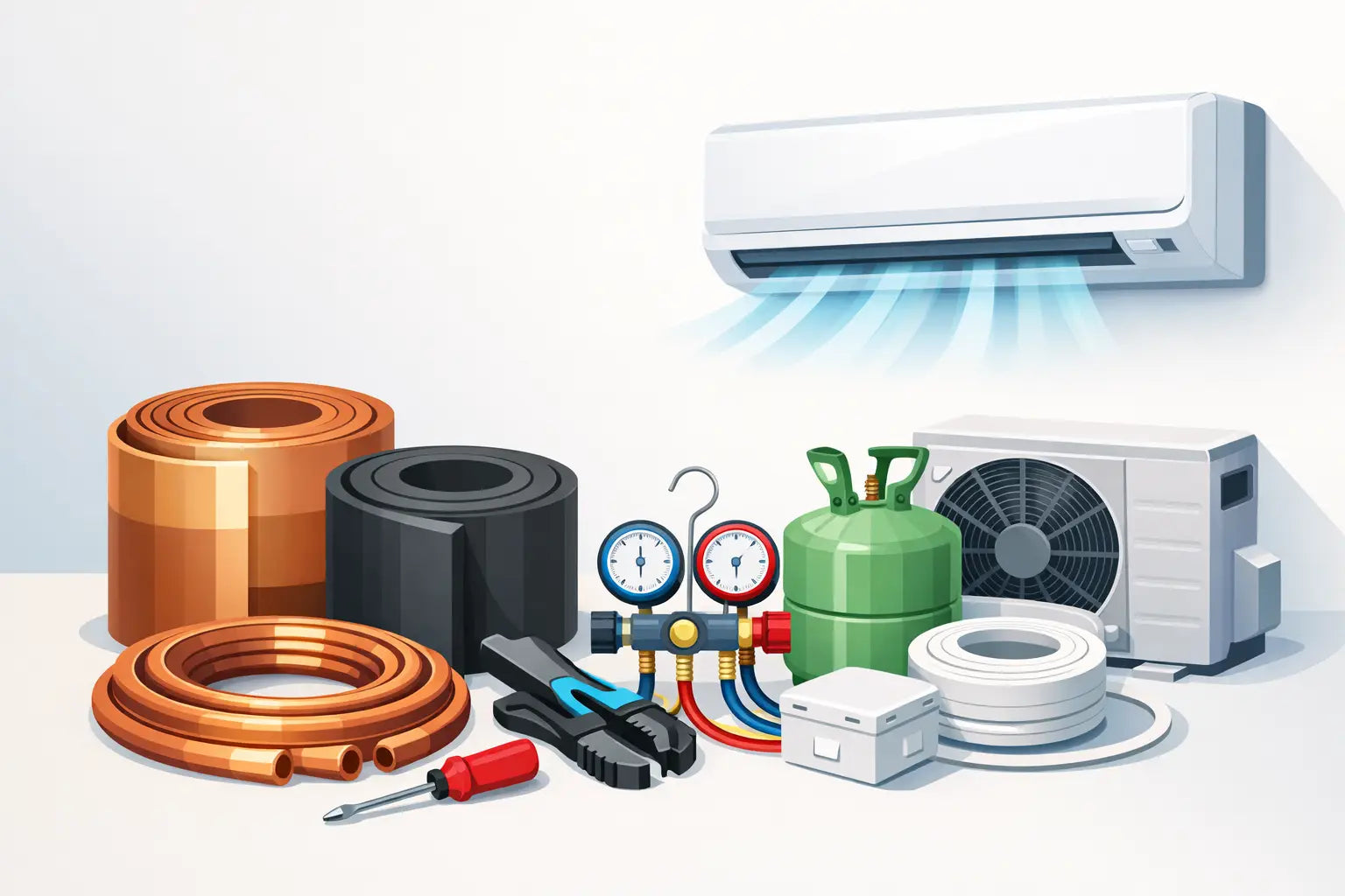 Premium Aircon Installation Materials Matter