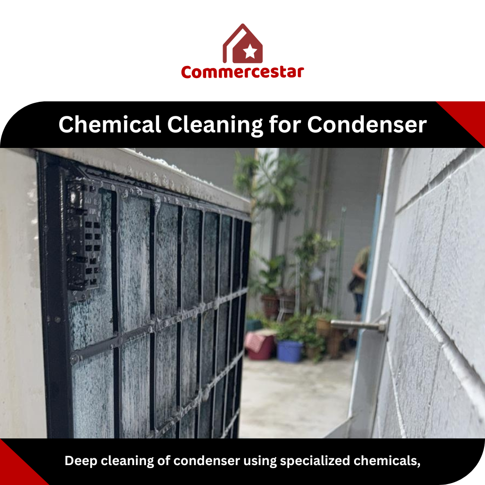 Aircon Condenser Chemical Wash - Commercestar Engineering