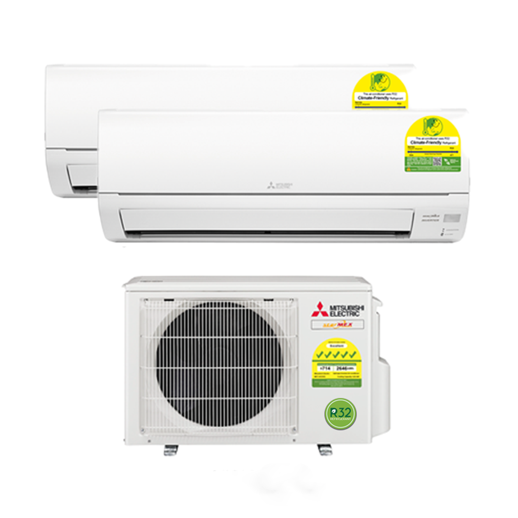 MITSUBISHI ELECTRIC STARMEX R32 INVERTER SYSTEM 2 AIRCON INSTALLATION (5 TICKS) - Commercestar Engineering