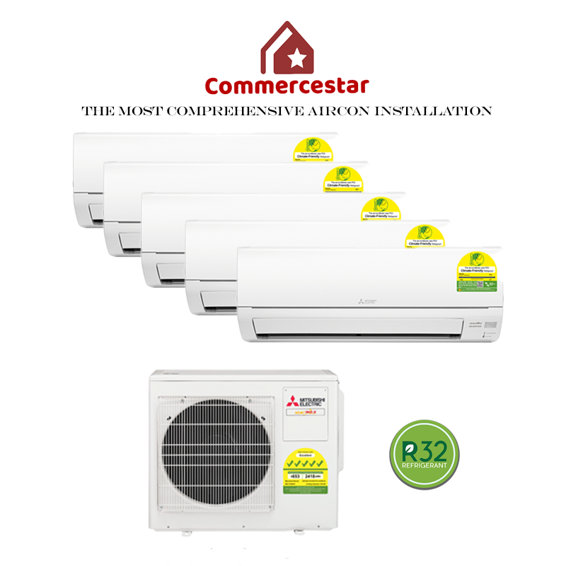 MITSUBISHI ELECTRIC STARMEX R32 SYSTEM 5 (INSTALLATION INCLUDED FREE UPGRADED MATERIALS) - Commercestar Engineering