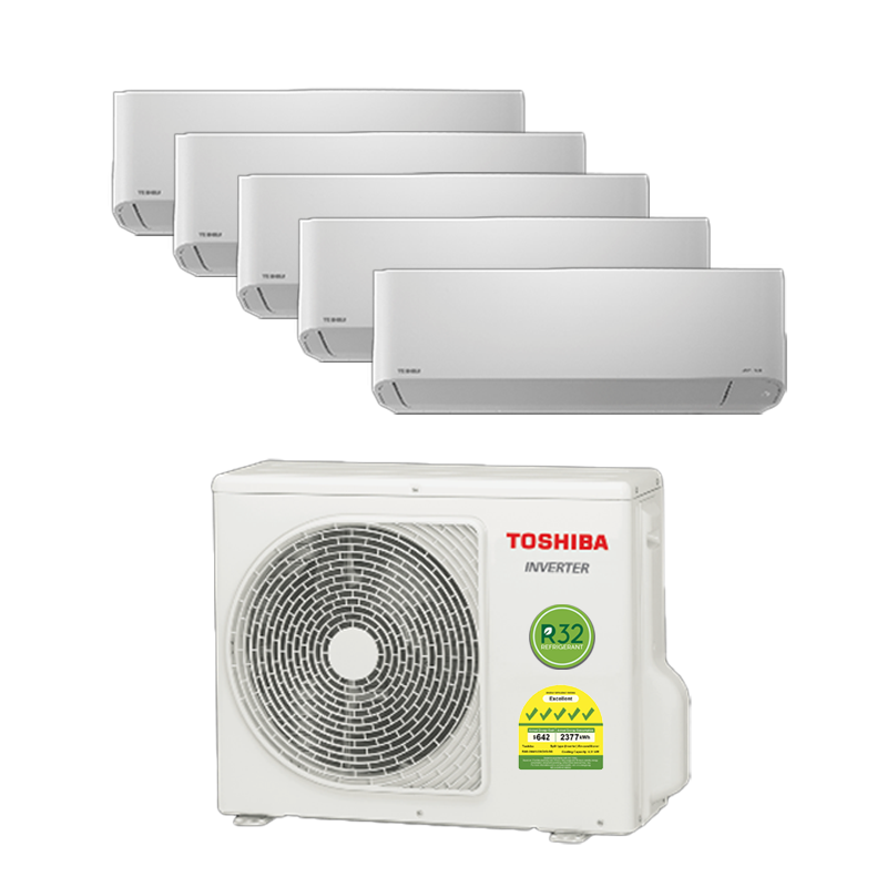 TOSHIBA R32 YOUME 2.0 SERIES SYSTEM 5 (INSTALLATION INCLUDED FREE UPGRADED MATERIALS) - Commercestar Engineering