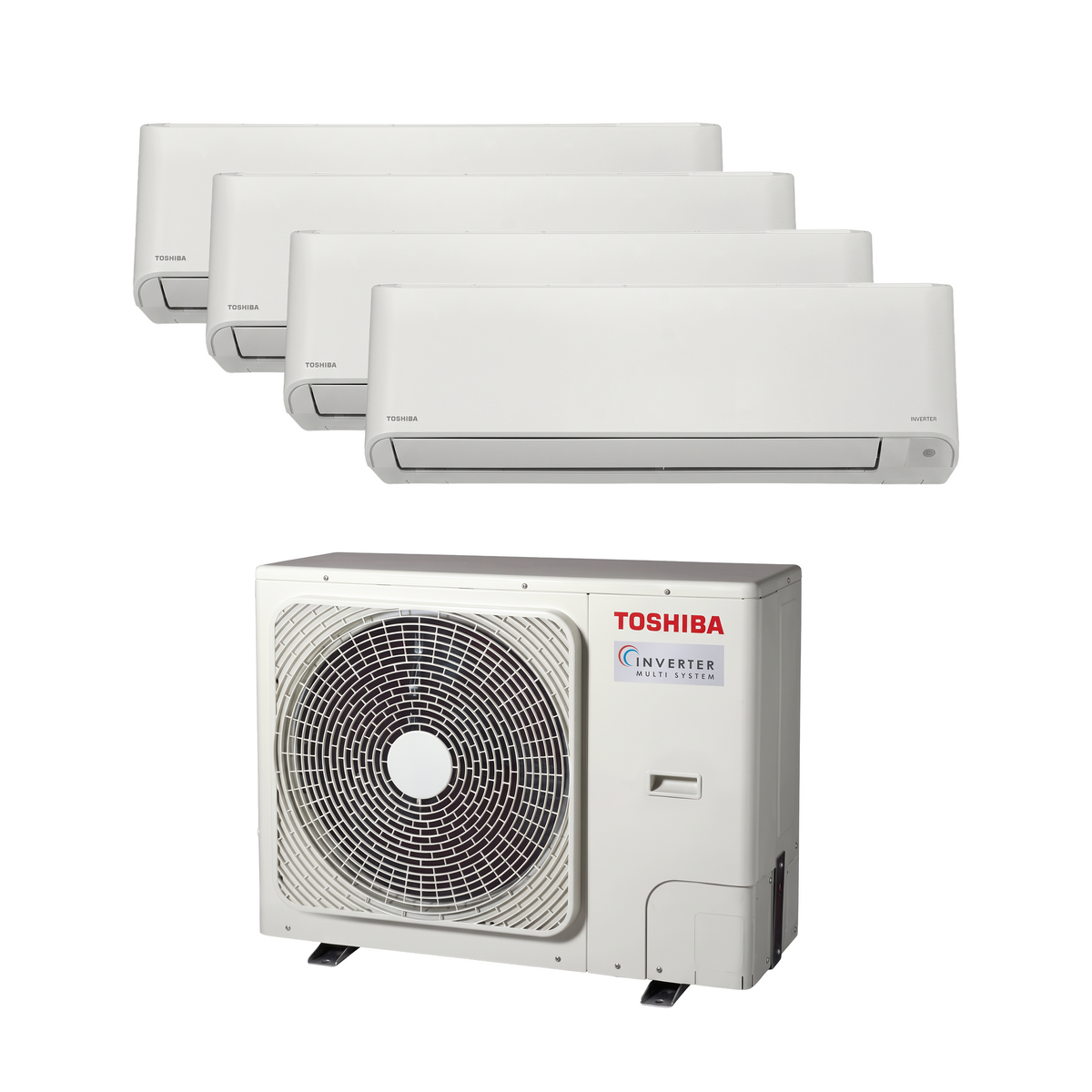 TOSHIBA YOUME PRO SERIES R32 SYSTEM 4 AIRCON INSTALLATION (INSTALLATION INCLUDED FREE UPGRADED MATERIALS)