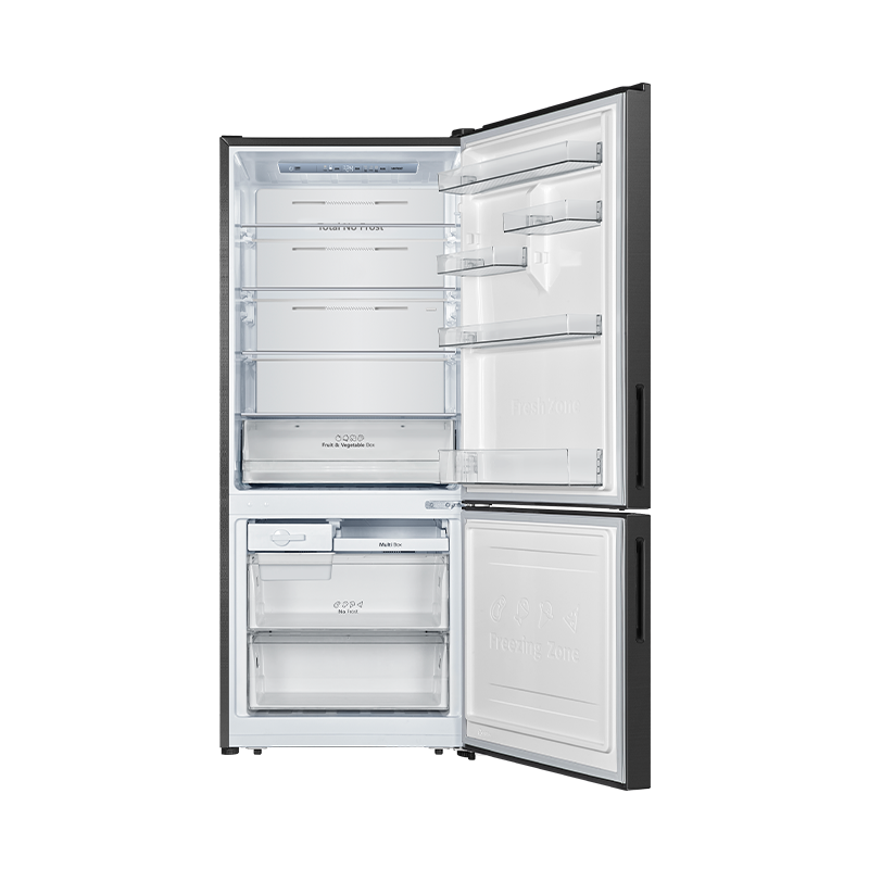 Hisense RB422P3EB5 416L Varnished Black Bottom Mount Refrigerator product image 3