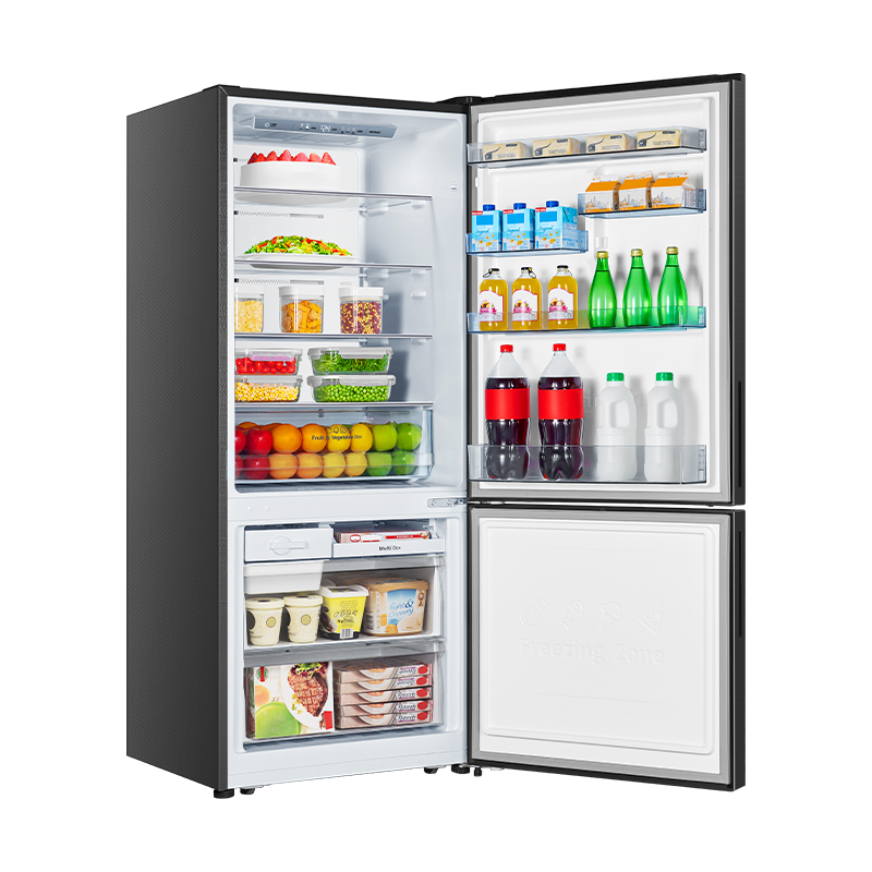 Hisense RB422P3EB5 416L Varnished Black Bottom Mount Refrigerator product image 6