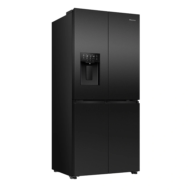 Hisense RQ5P470SYFD 485L four-door refrigerator – Angled front view