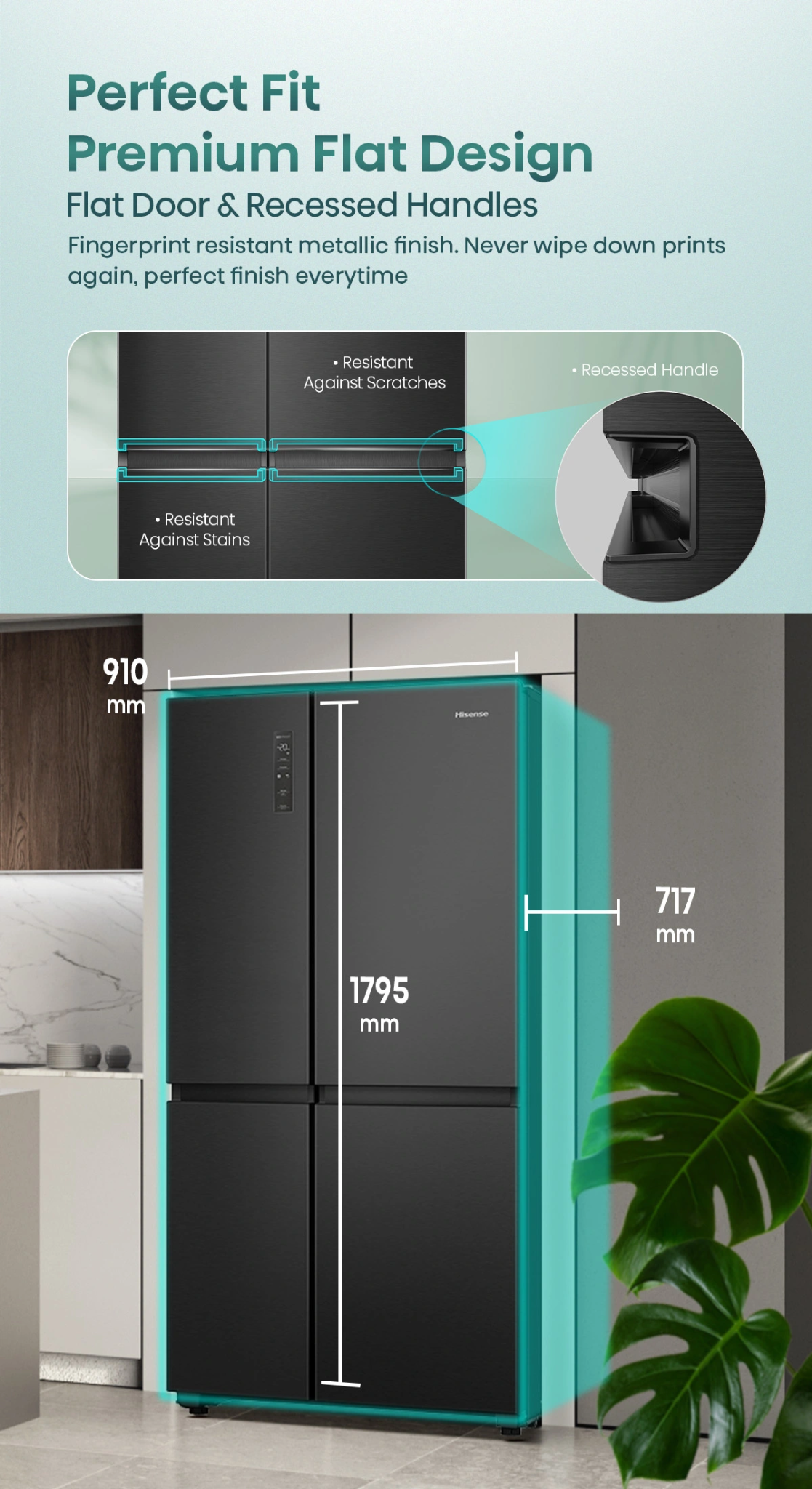 Hisense RS5P668SSFC 653L refrigerator manufacturer image 7