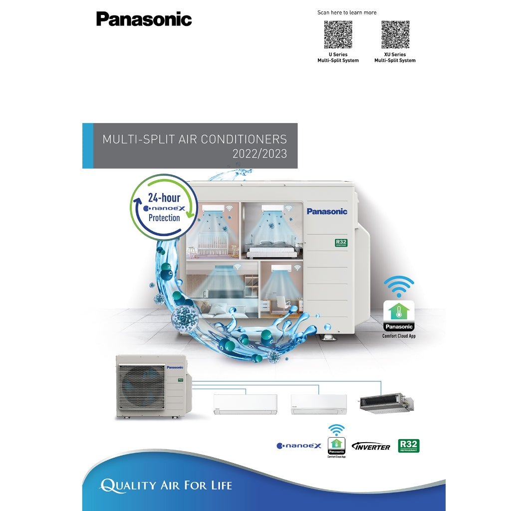 PANASONIC STANDARD INVERTER R32 SYSTEM 4 (INSTALLATION INCLUDED FREE UPGRADED MATERIALS) - Commercestar Engineering