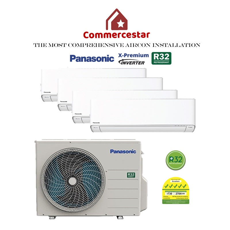 PANASONIC X-PREMIUM R32 SYSTEM 4 (INSTALLATION INCLUDED FREE UPGRADED MATERIALS) - Commercestar Engineering