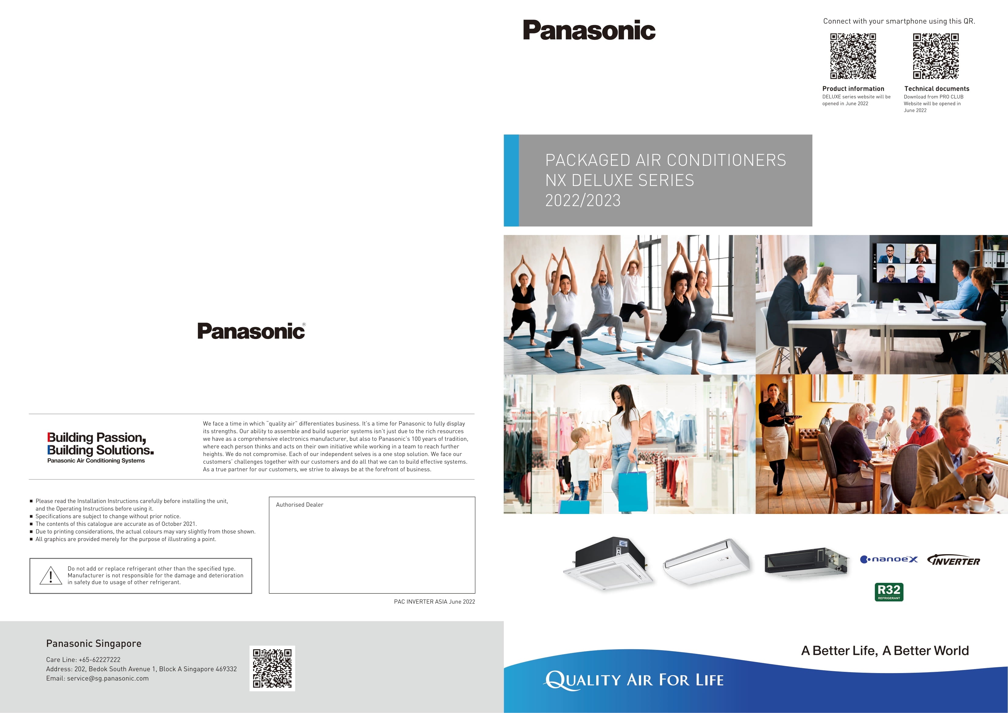 PANASONIC R32 CEILING CASSETTE UNIT AIRCON INSTALLATION - Commercestar Engineering