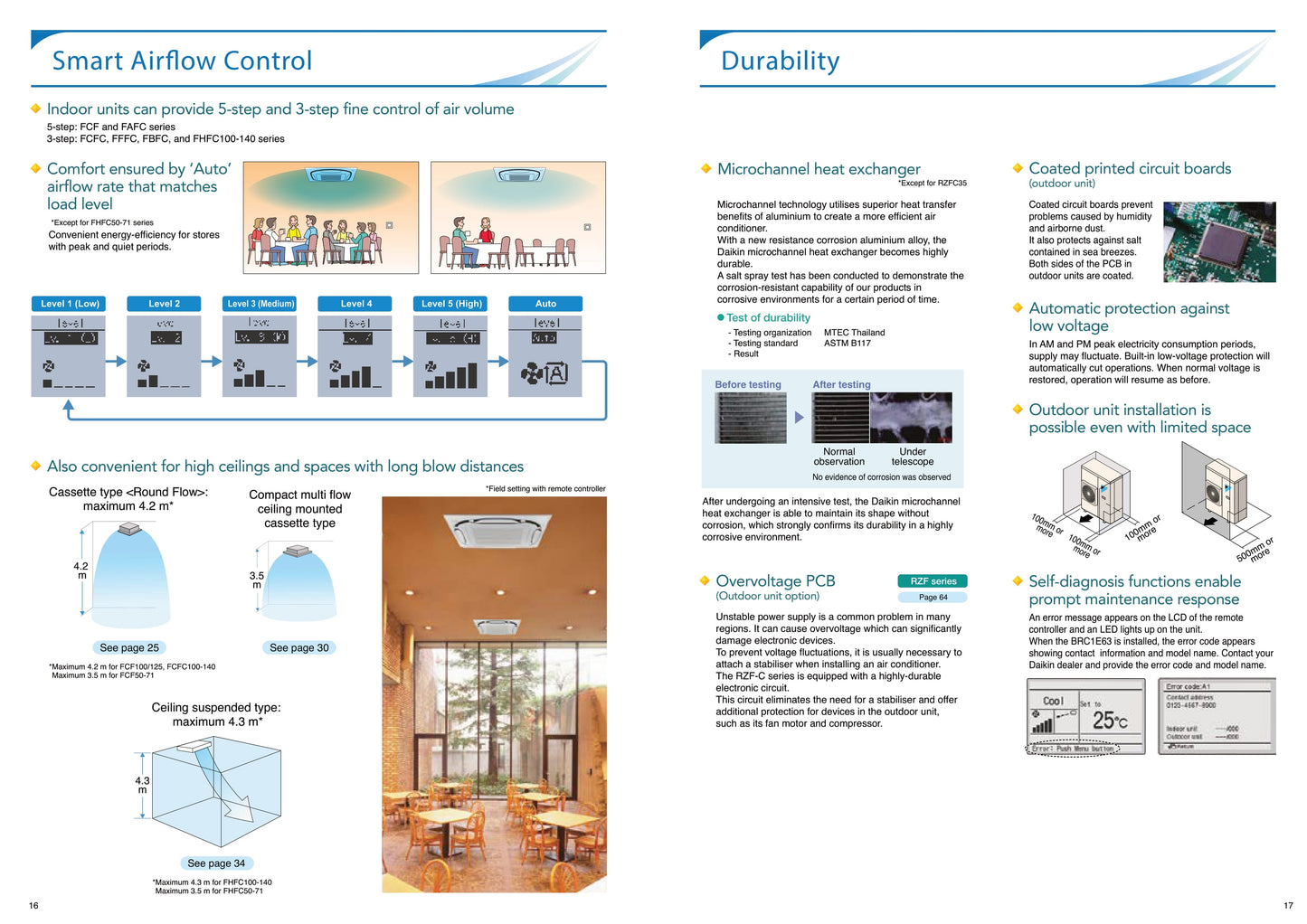 DAIKIN INVERTER R32 CEILING CASSETTE UNIT AIRCON INSTALLATION (18K BTU - 45K BTU) - Commercestar Engineering