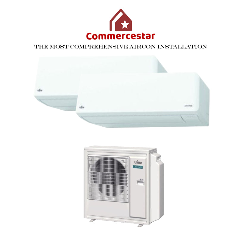FUJITSU LATEST AIRSTAGE R32 NEW SYSTEM 2- FREE 5 YEARS WARRANTY - Commercestar Engineering