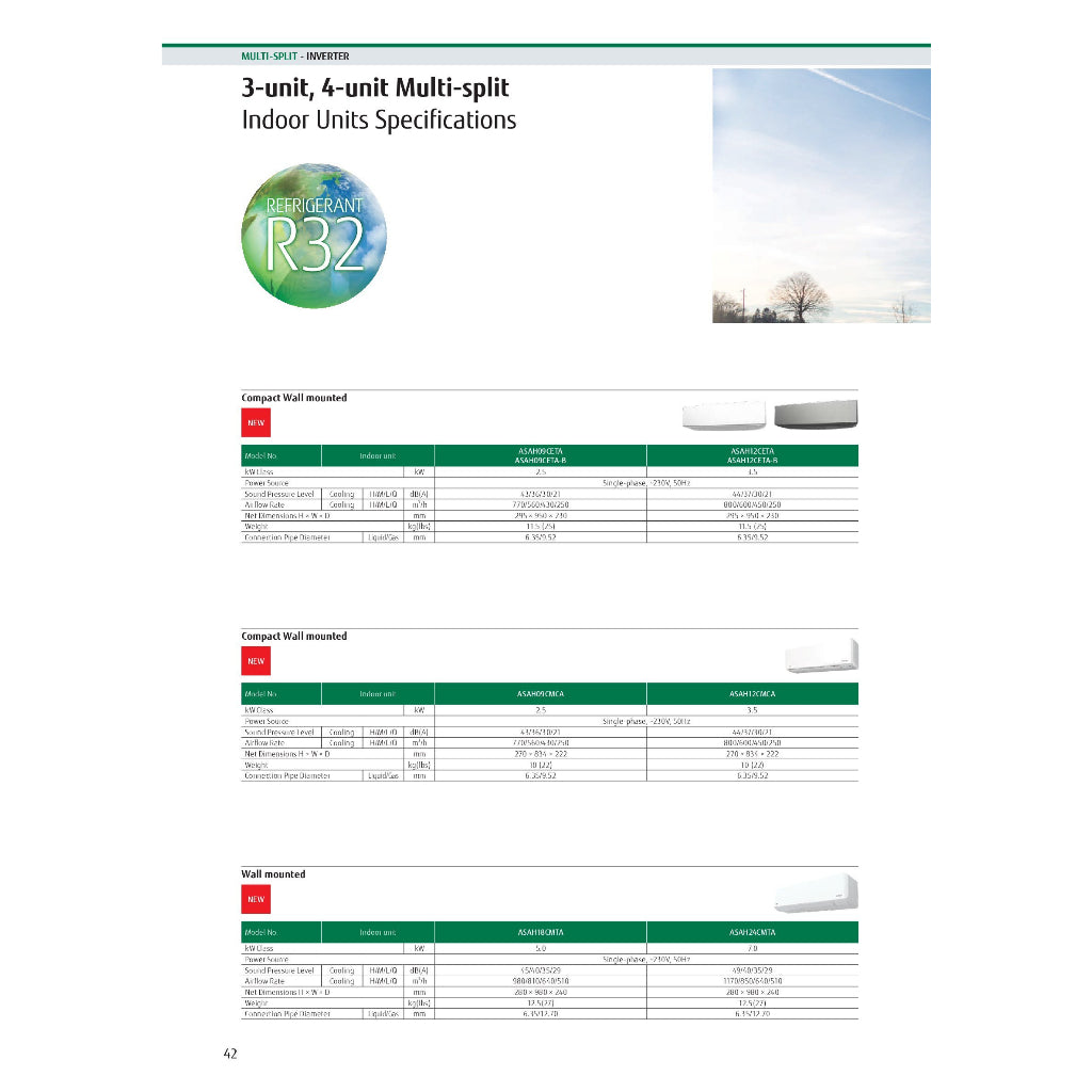 FUJITSU LATEST AIRSTAGE R32 DESIGNER TYPE NEW SYSTEM 4- FREE 5 YEARS WARRANTY - Commercestar Engineering