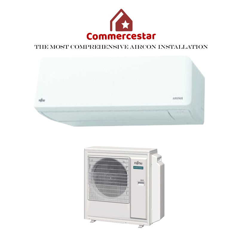 FUJITSU AIRSTAGE R32 SYSTEM 1 (INSTALLATION INCLUDED FREE UPGRADED MATERIALS) - Commercestar Engineering