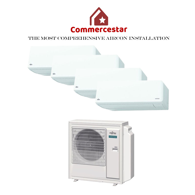 FUJITSU LATEST AIRSTAGE R32 NEW SYSTEM 4- FREE 5 YEARS WARRANTY - Commercestar Engineering
