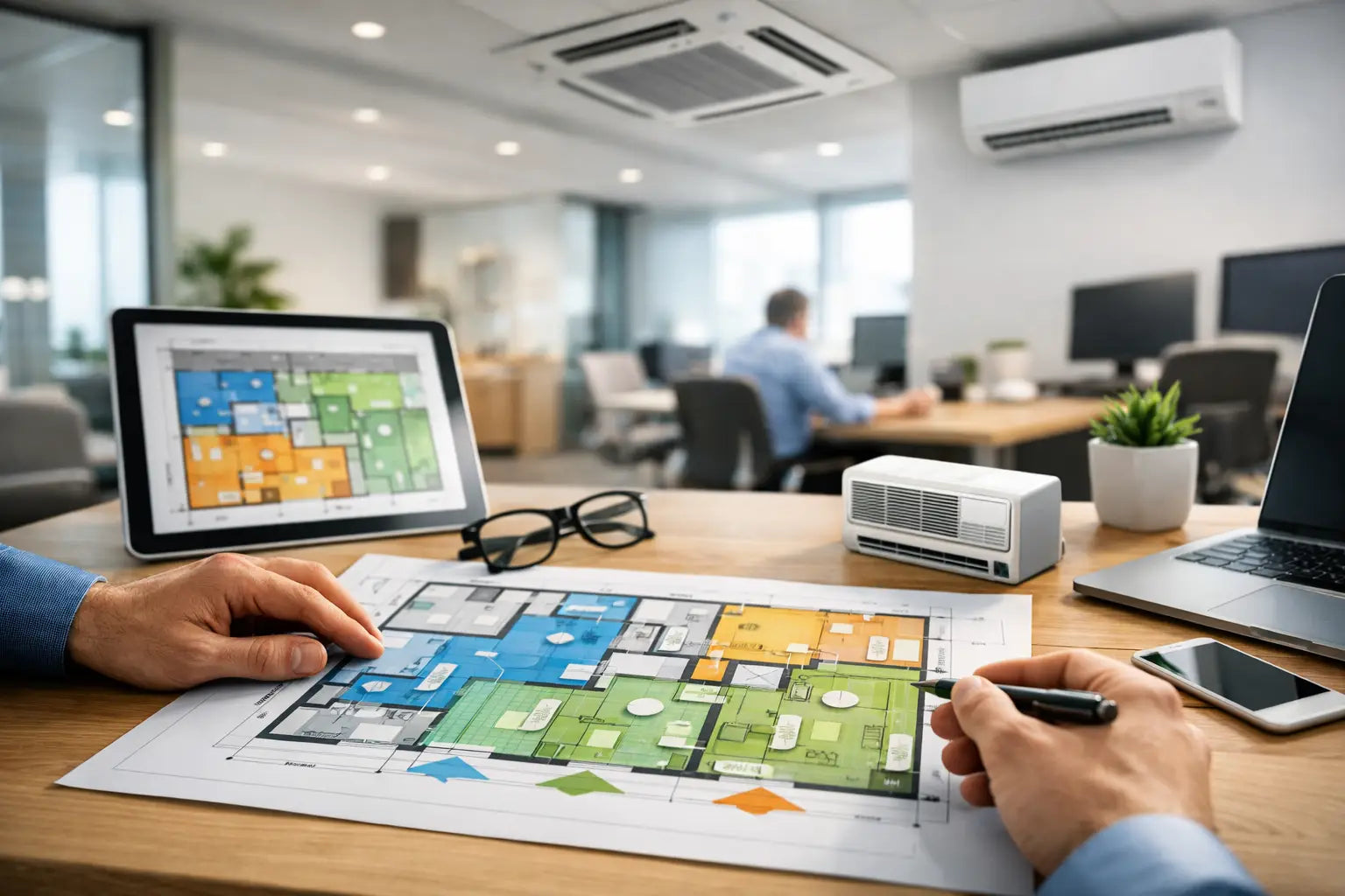 How to Plan Office Cooling Zones Effectively