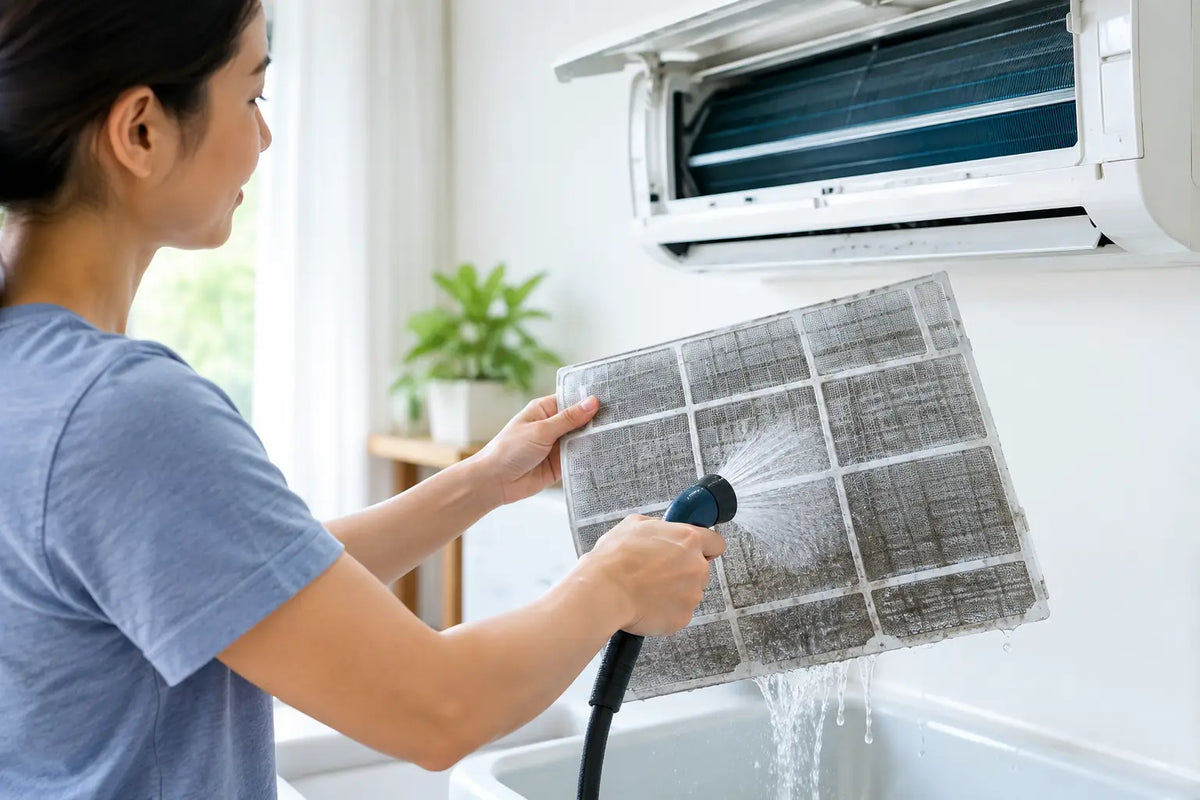 Aircon Filter Cleaning for Cleaner, Cooler Rooms