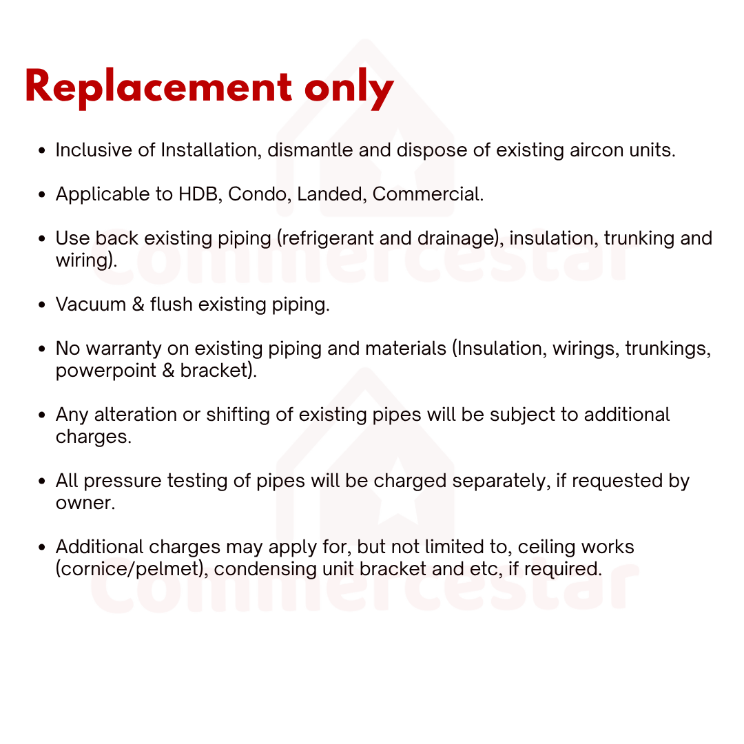 SAMSUNG LATEST WINDFREE R32 SYSTEM 3 AIRCON (INSTALLATION INCLUDED FREE UPGRADED MATERIALS) - Commercestar Engineering 