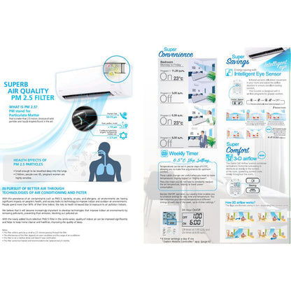 DAIKIN SYSTEM 5 ISMILE ECO SERIES R32 (INSTALLATION INCLUDED FREE UPGRADED MATERIALS) - Commercestar Engineering 