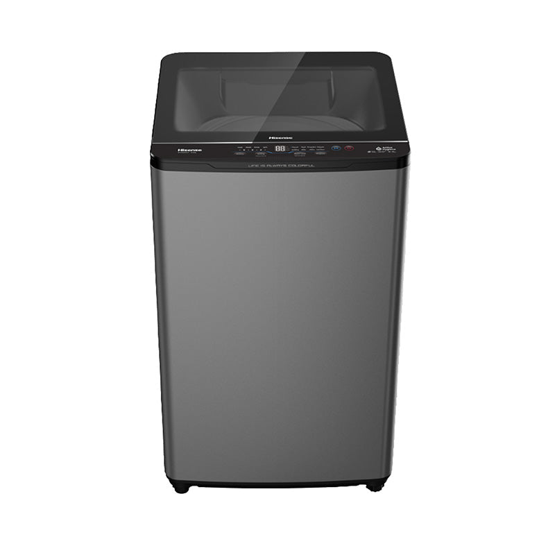 Hisense C Series C309 10.5kg top load washer with front control panel and drum visible in the image.