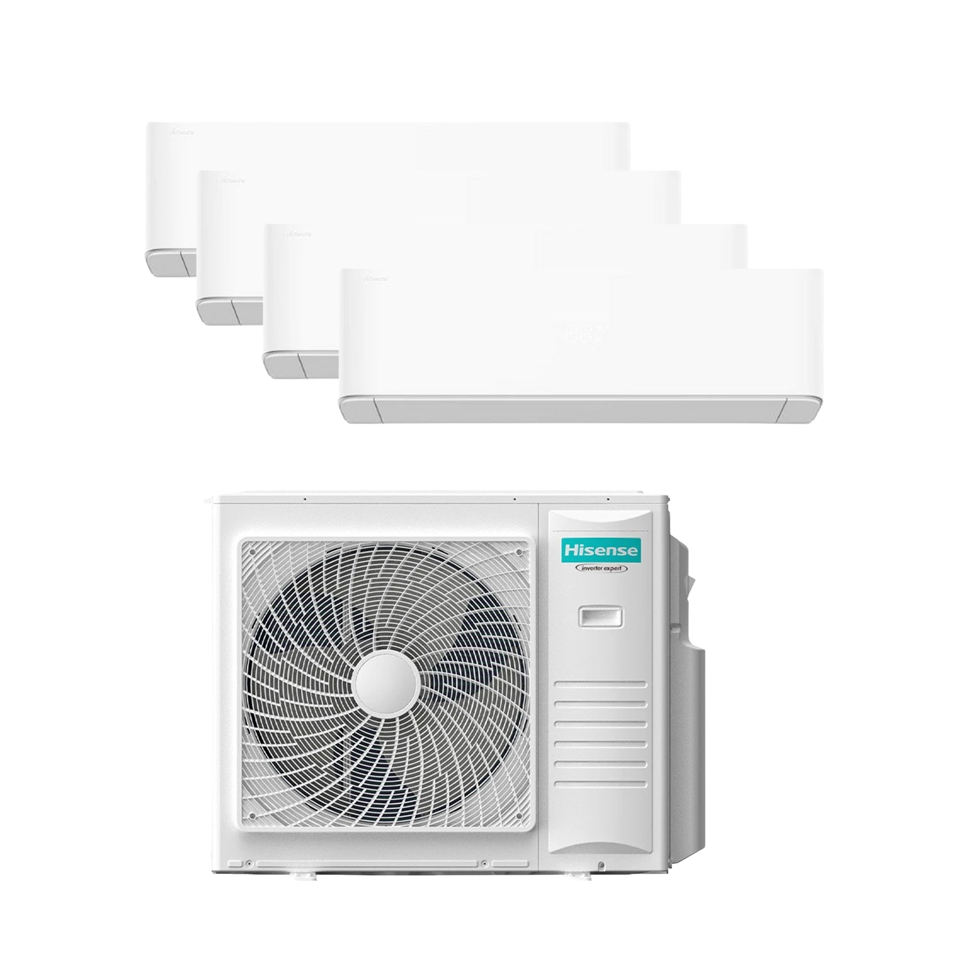 HISENSE Hi-MAX SMART AI AIRCON R32 SYSTEM 4 (INSTALLATION INCLUDED FREE UPGRADED MATERIALS)