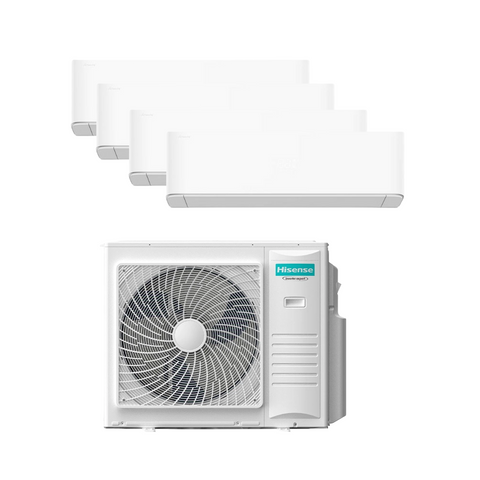 HISENSE Hi-MAX SMART AI AIRCON R32 SYSTEM 4 (INSTALLATION INCLUDED FREE UPGRADED MATERIALS)
