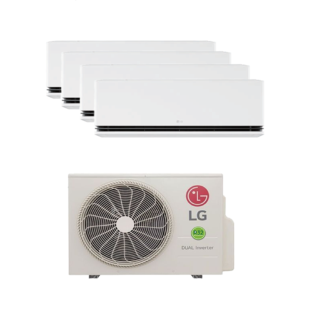 LG DUALCOOL AI AIR R32 SYSTEM 4 (INSTALLATION INCLUDED FREE UPGRADED MATERIALS)