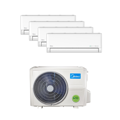 MIDEA MEZ SERIES R32 SYSTEM 4 (INSTALLATION INCLUDED FREE UPGRADED MATERIALS)