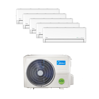 MIDEA MEZ SERIES R32 SYSTEM 5 (INSTALLATION INCLUDED FREE UPGRADED MATERIALS)