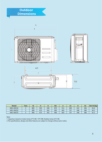 MIDEA OPAL PRO SERIES R32 SYSTEM 4 (INSTALLATION INCLUDED FREE UPGRADED MATERIALS) - Commercestar Engineering 