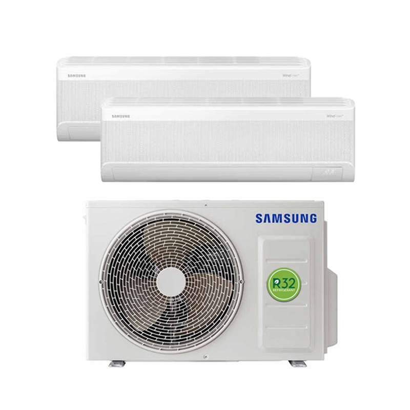 SAMSUNG LATEST WINDFREE R32 SYSTEM 2 AIRCON (INSTALLATION INCLUDED FREE UPGRADED MATERIALS) - Commercestar Engineering 