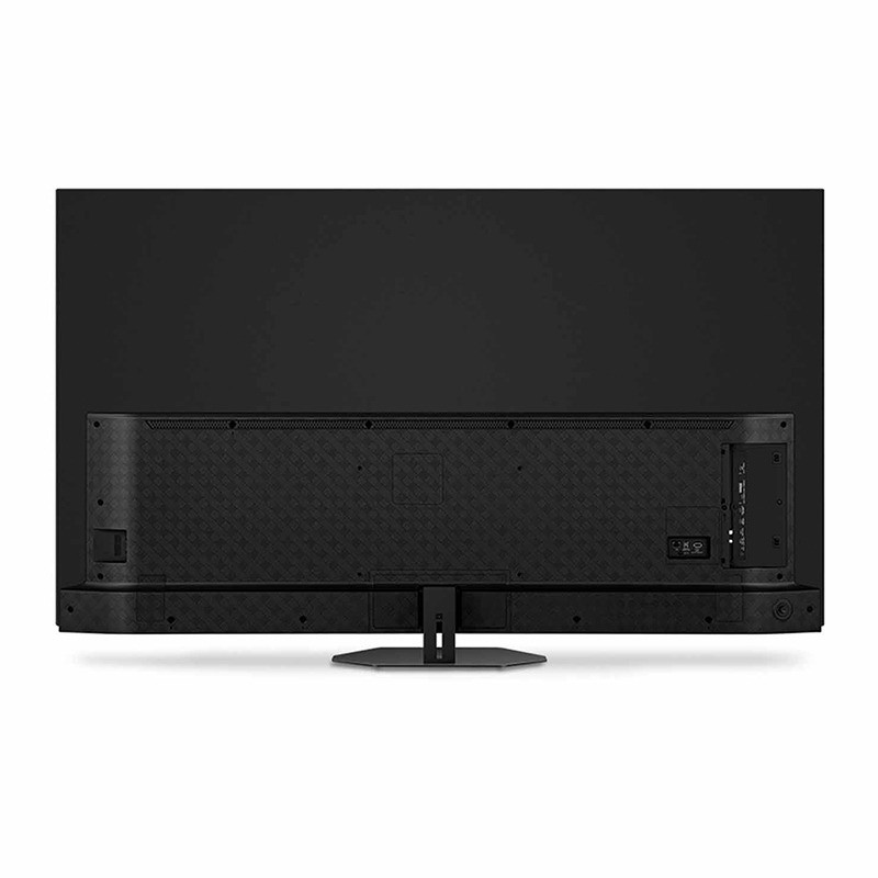 Hisense A85Q OLED 4K Smart TV displaying vibrant images on a 55 or 65-inch screen with sleek black design.