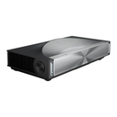 Hisense PX4 Pro 4K Ultra Short Throw Triple Laser Cinema Projector displaying a vibrant home theater image.