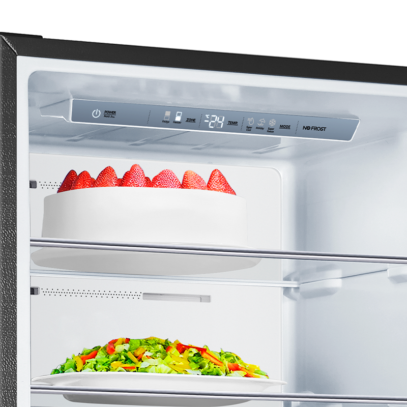 Hisense RB422P3EB5 416L Varnished Black Bottom Mount Refrigerator product image 4