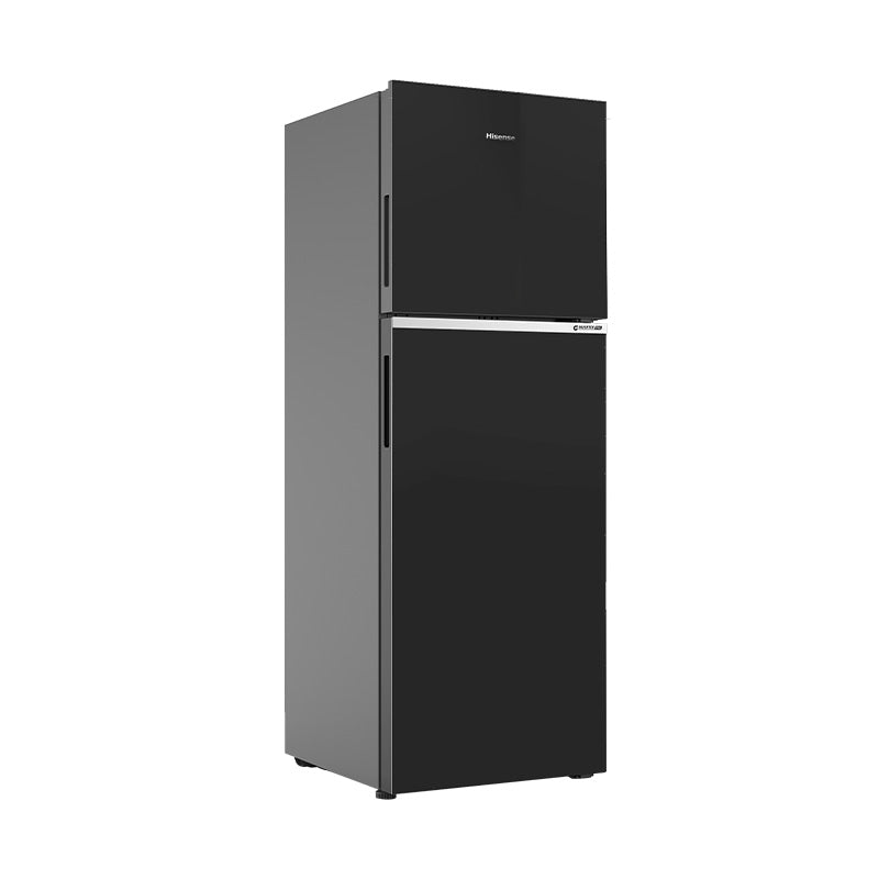 Hisense 327L Top Mount Inverter Refrigerator Black Glass | RT469N4SBU