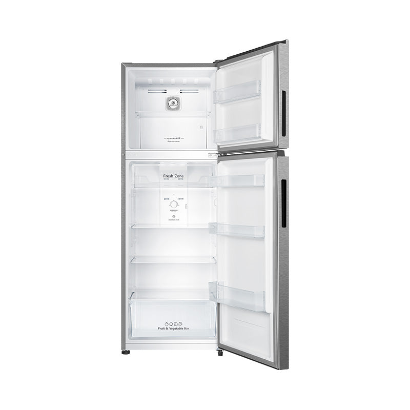 Hisense 327L Top Mount Inverter Refrigerator White & Blue Glass | RT469N4SW-LBU