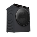 Hisense M3 Series front load washer dryer with digital display and silver finish, showcasing the appliance's front panel and door.