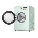 Hisense Moderno Series front load washer and dryer with digital display and stainless steel drum, 10.5kg wash and 7kg dry capacity.
