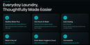 Hisense M5 Series front load washer and dryer WD120M5 with digital display, door, control panel, and laundry drum visible.