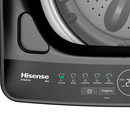 Hisense F Series F30 8kg Smart Top Load Washer with digital control panel and modern design.