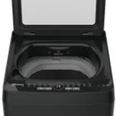 Hisense F Series F30 9kg top load washer with digital controls and stainless steel drum, showcasing the front view of the appliance.
