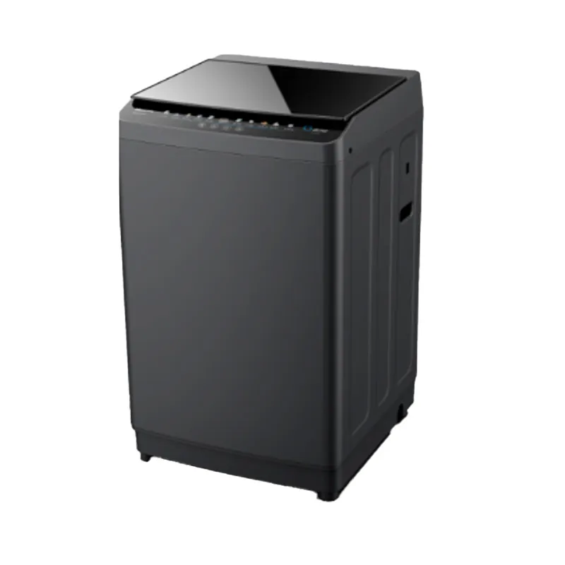Hisense JH Series 13kg top load washing machine with digital display and stainless steel drum.