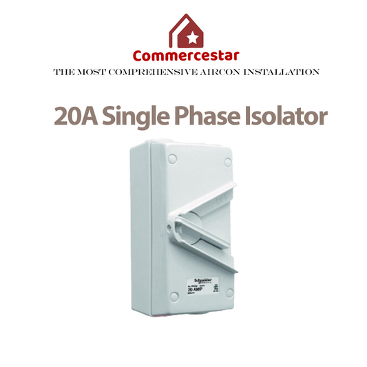 Aircon Powerpoint Isolator 20A - Commercestar Engineering 