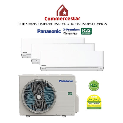 PANASONIC X-PREMIUM R32 SYSTEM 3 (INSTALLATION INCLUDED FREE UPGRADED MATERIALS) - Commercestar Engineering 