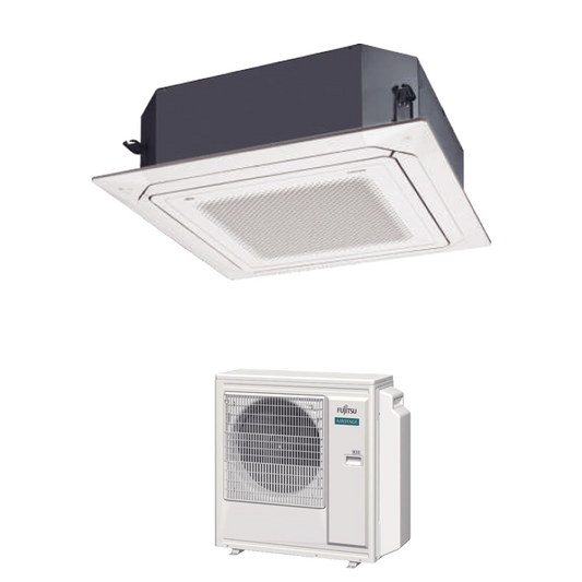 FUJITSU INVERTER R32 CEILING CASSETTE UNIT AIRCON INSTALLATION - Commercestar Engineering 