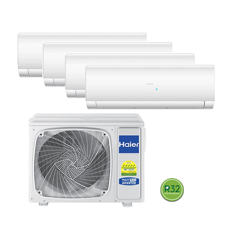 HAIER INVERTER R32 SYSTEM 4 (INSTALLATION INCLUDED FREE UPGRADED MATERIALS) - Commercestar Engineering 