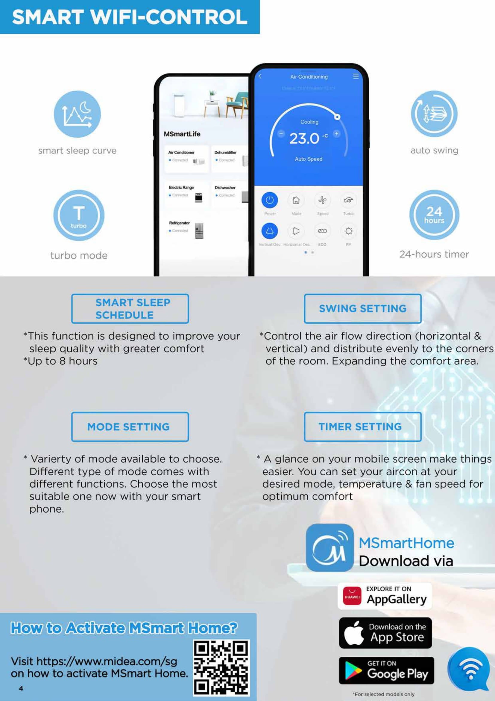 MIDEA ALL EASY PRO PREMIUM R32 SYSTEM 4 (INSTALLATION INCLUDED FREE UPGRADED MATERIALS) - Commercestar Engineering 