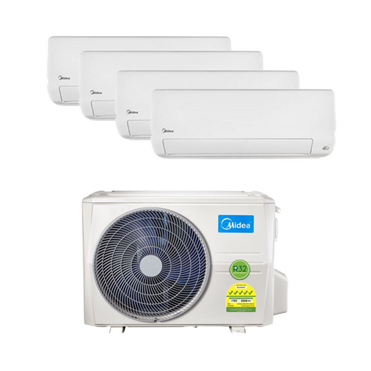 MIDEA ALL EASY PRO PREMIUM R32 SYSTEM 4 (INSTALLATION INCLUDED FREE UPGRADED MATERIALS) - Commercestar Engineering 