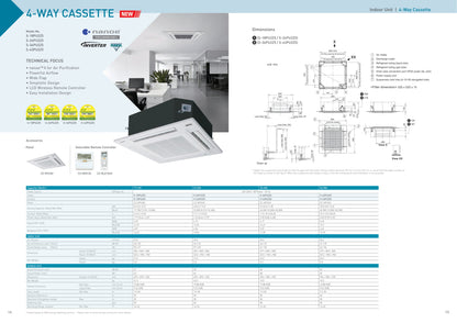 PANASONIC R32 CEILING CASSETTE UNIT AIRCON INSTALLATION - Commercestar Engineering 