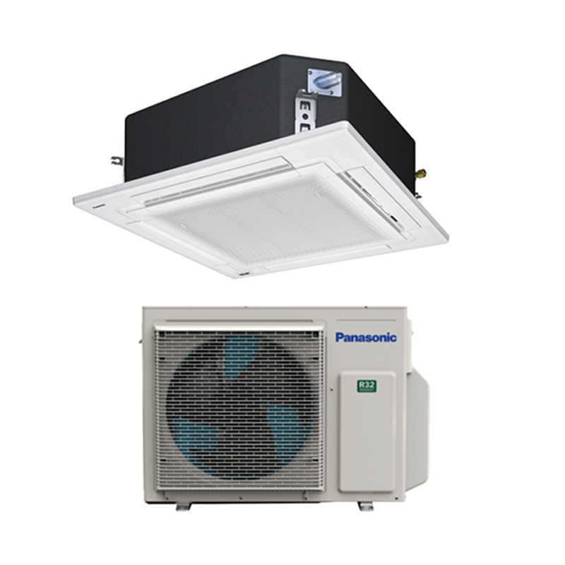 PANASONIC R32 CEILING CASSETTE UNIT AIRCON INSTALLATION - Commercestar Engineering 