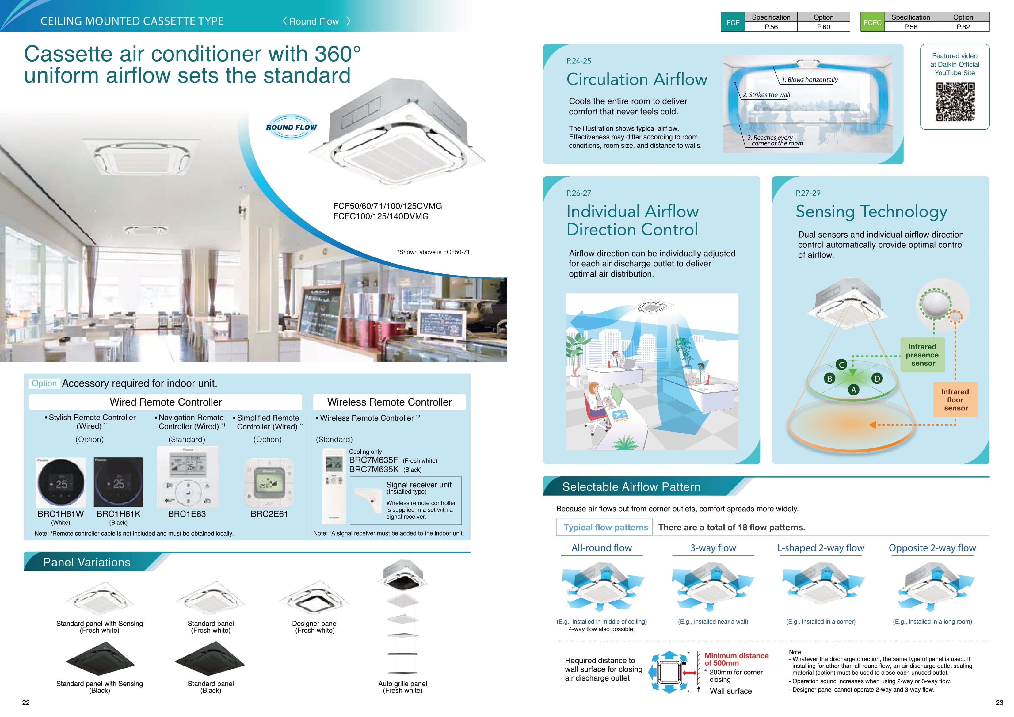 DAIKIN INVERTER R32 CEILING CASSETTE UNIT AIRCON INSTALLATION (18K BTU - 45K BTU) - Commercestar Engineering 